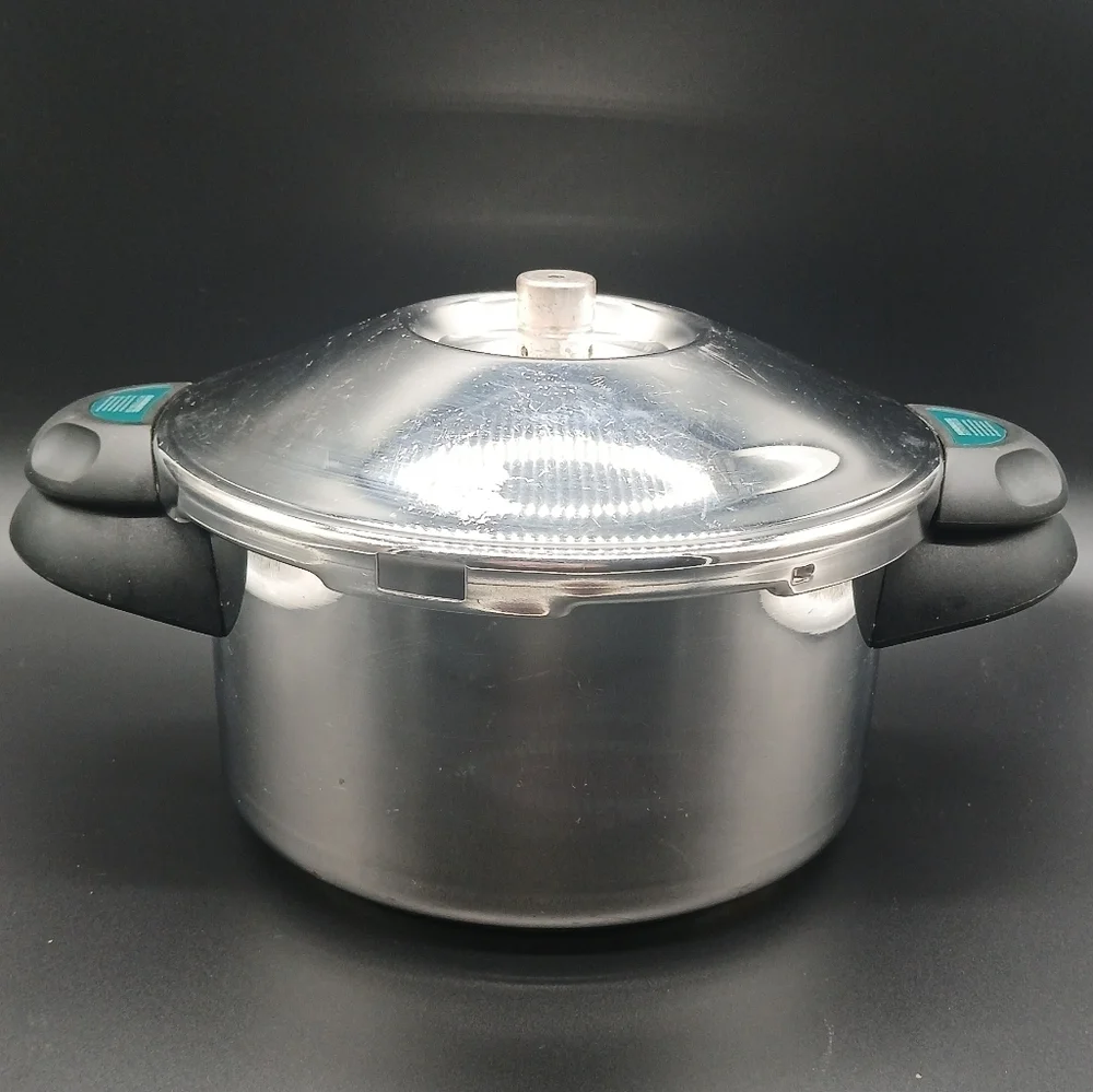 KUHN RIKON Duromatic Supreme Stainless Steel Pressure Cooker with Side Grip 4L‌
